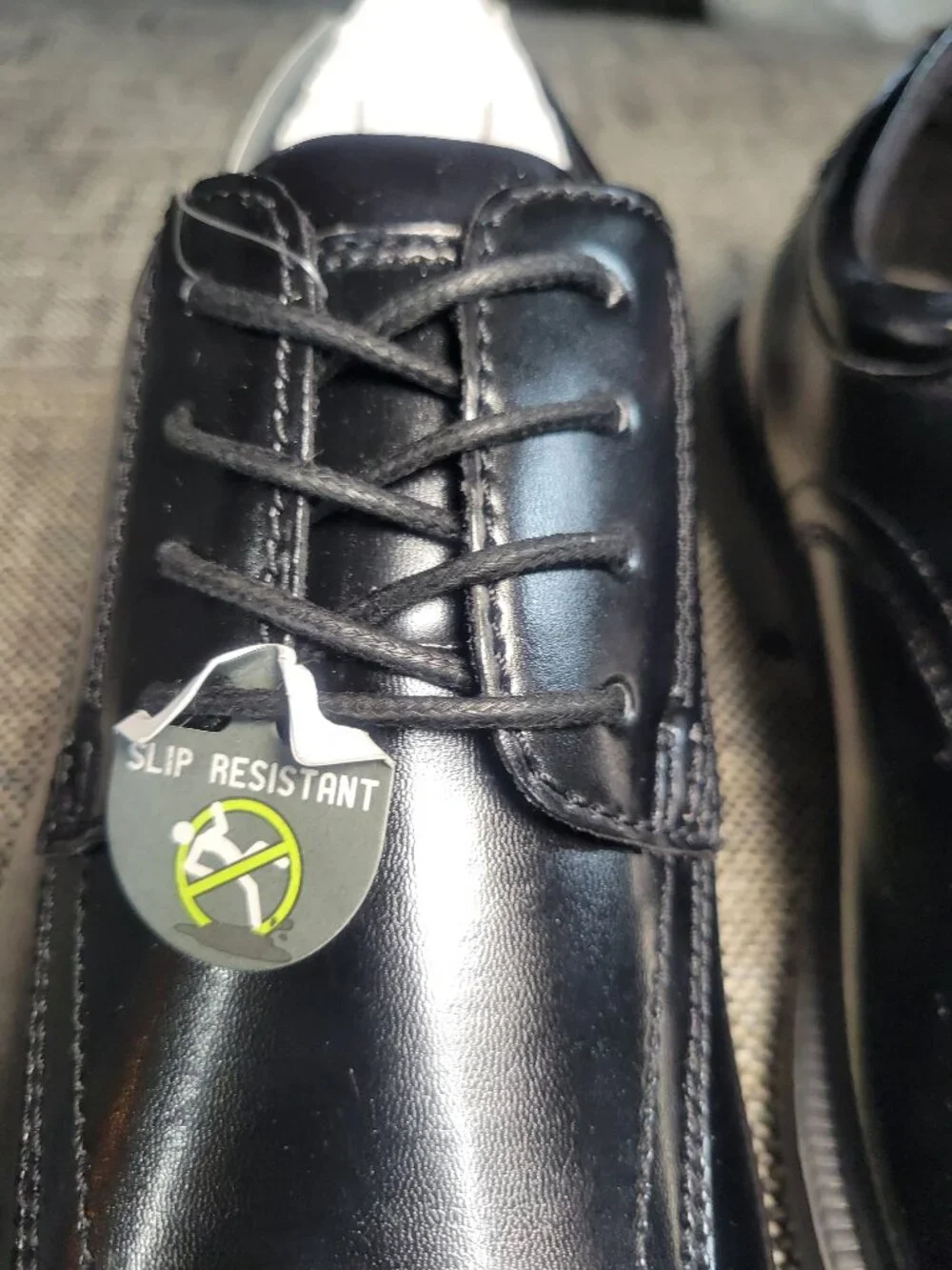 NWT Nunn Bush 84356 Slip Resistant Leather Oxford Dress Shoes Black Men's 11